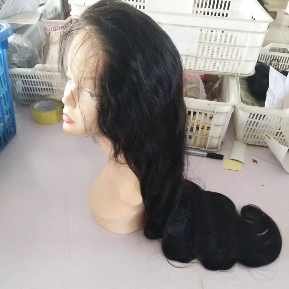 4x4 Transparent Closure Wigs Body Wave