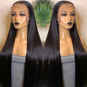 13x4 Transparent Frontal Straight Wigs