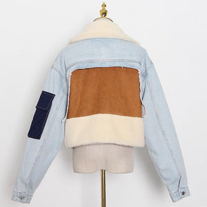 Fluffy Lux Denim Coats
